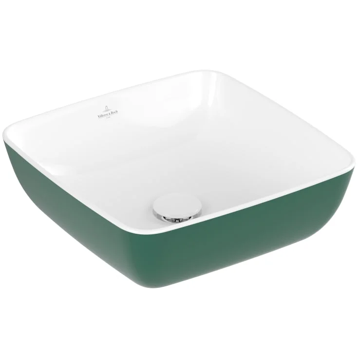 Villeroy & Boch Artis toppmontert servant, 41×41 cm, grønn | 417841BCS7 Villeroy & Boch Artis toppmontert servant, 41×41 cm, grønn | 417841BCS7
