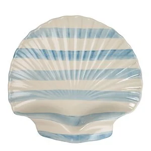 Armona serveringsfat 32,5 cm stripe lys blå/hvit v:3020137