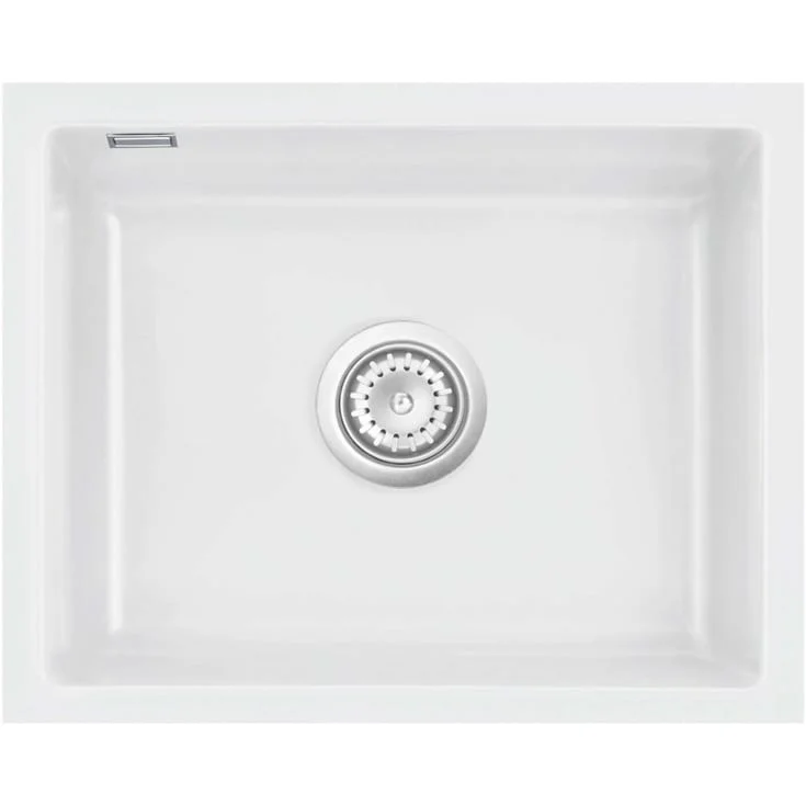 Lavabo Mera 50U kjøkkenvask, 55,1x44,1 cm, hvit | 11345DK