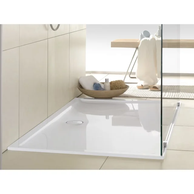 Villeroy & Boch Futurion Flat dusjkar, 160x90 cm, hvit | UDQ1690FFL2V-01