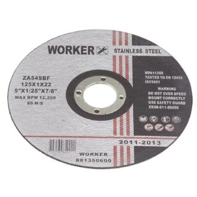 Worker Kappeskive Inox Ø125mm tykkelse 1,6mm - til rustfri stål | 3212 926