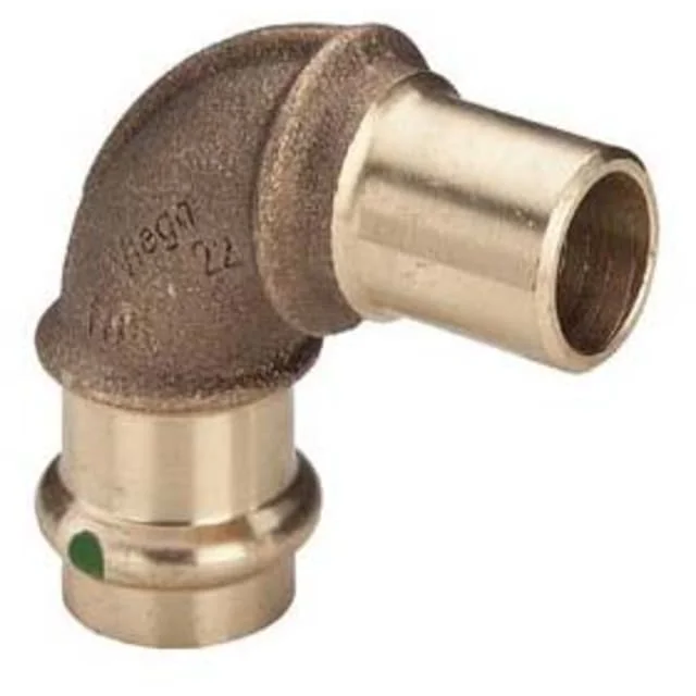 Viega Sanpress vinkel, 90°, tappevann, muffe/nippel, 18 mm | 281298 Viega Sanpress vinkel, 90°, tappevann, muffe/nippel, 18 mm | 281298