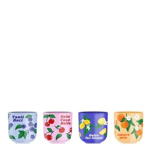 Mercato Della Frutta kopp 7 cl 4 stk multi v:7232630