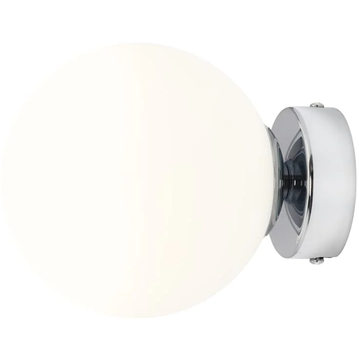 Aldex Ball vegglampe, krom, Ø14 cm | AL1076C4-S