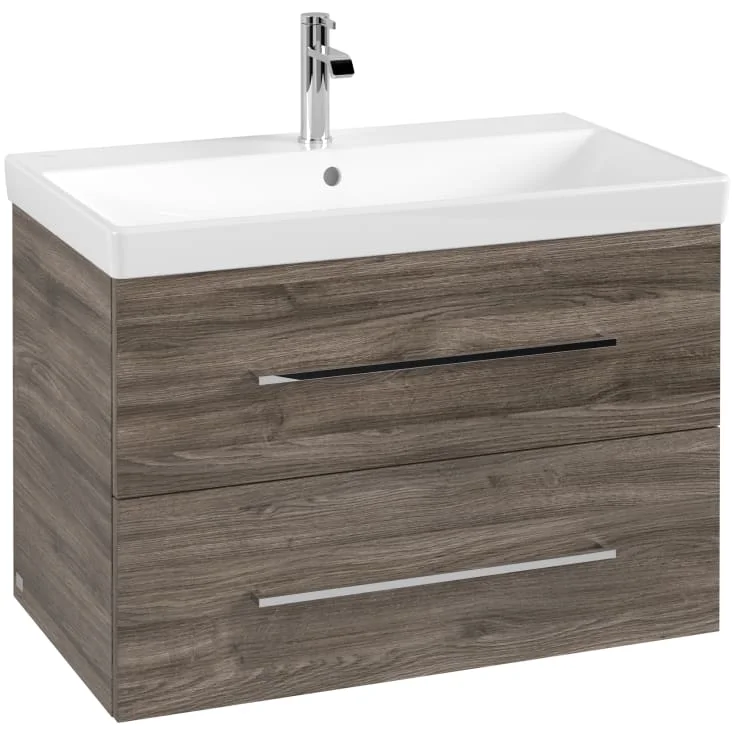Villeroy & Boch Avento A891 servantskap, 77,6x48,2 cm, grå eik | A89100RK