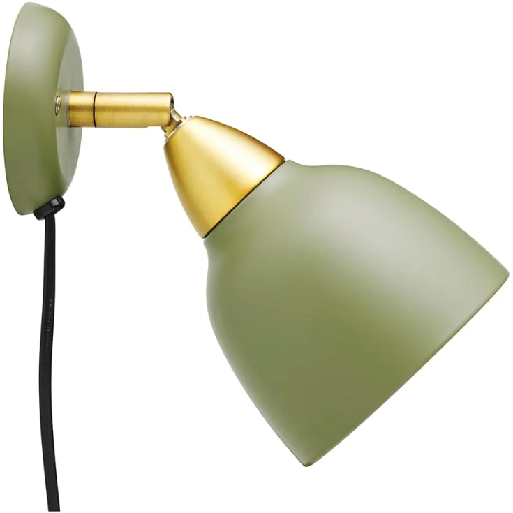 Superliving Urban vegglampe, kort, olivengrønn | SL07249