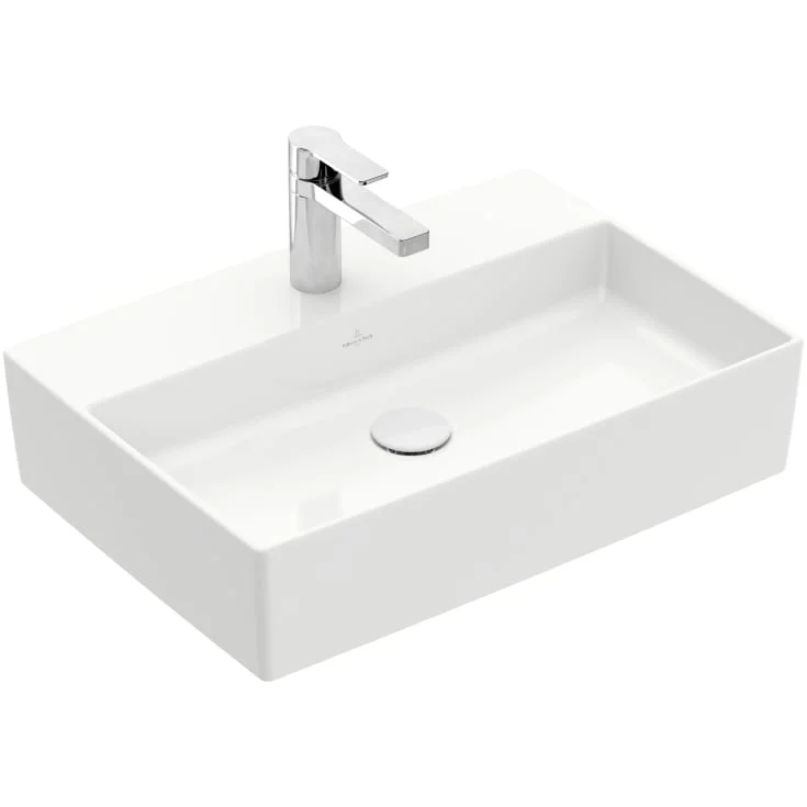 Villeroy & Boch Memento toppmontert servant, 60×42 cm, med CeramicPlus, hvit | 4A0761R1