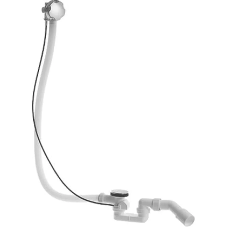 Duravit av- og overløpssett, 100 cm, krom | 6135649
