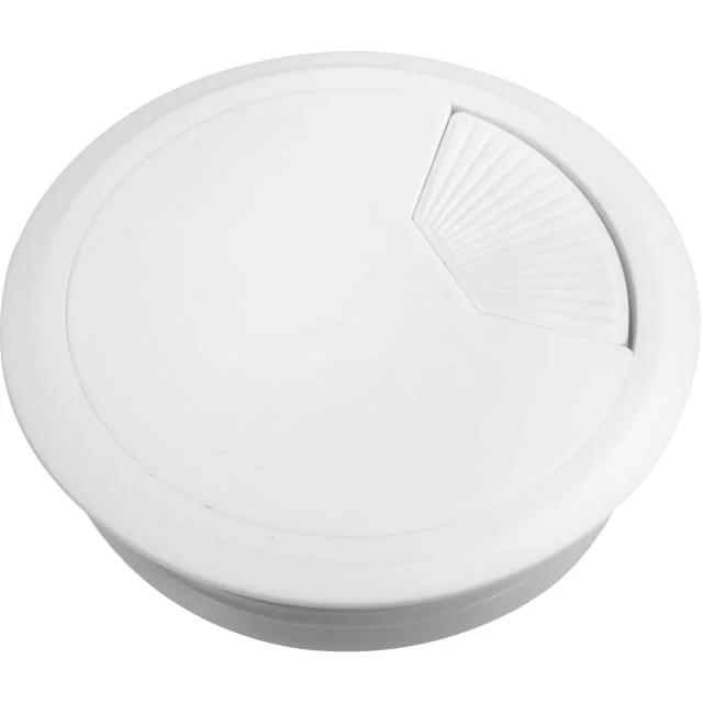 Schneider Unica+ kabelgjennomføring Ø80 mm, hvit | 1283926