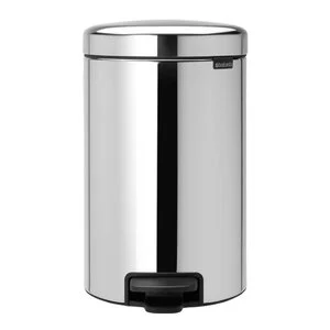 NewIcon pedalbøtte 12L blankt stål v:8541355 NewIcon pedalbøtte 12L blankt stål v:8541355