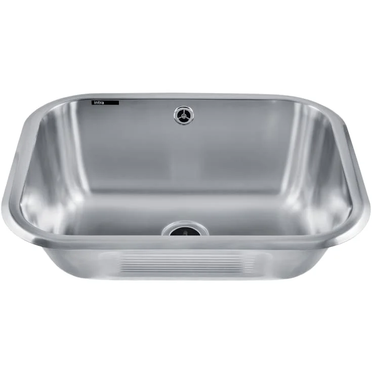 Intra VK44 vaskekar for nedfelling, med overløp, 48,5×38,5 cm, rustfritt stål | 107651513113510 Intra VK44 vaskekar for nedfelling, med overløp, 48,5×38,5 cm, rustfritt stål | 107651513113510