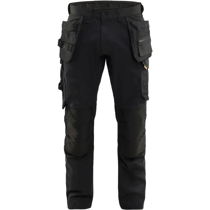 Blåkläder Workwear 1750 håndverkerbukser, med 2-veis stretch, sort, str. D120 | 1750-1832-9900_D120