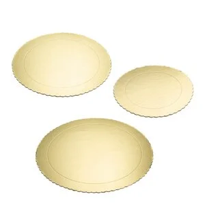 bAYk kakefat sett 3 deler 20/25/30 cm gull v:1490666