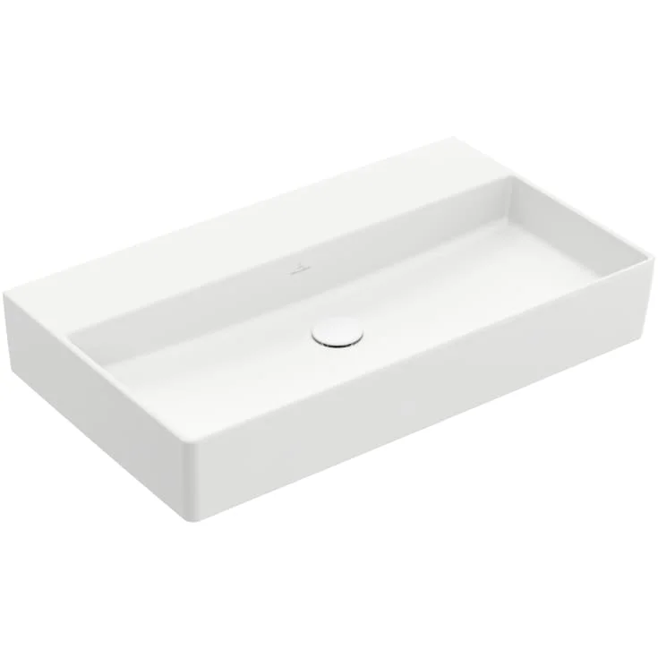 Villeroy & Boch Memento vegghengt servant, 80×47 cm, med CeramicPlus, hvit | 4A2283RW