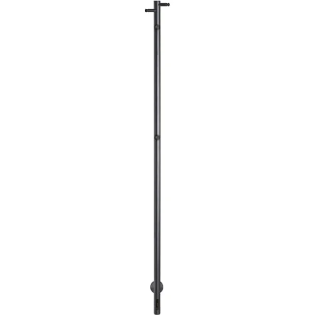 Kriss Single håndkletørker, el, 3,2x148 cm, matt sort | SG148SME