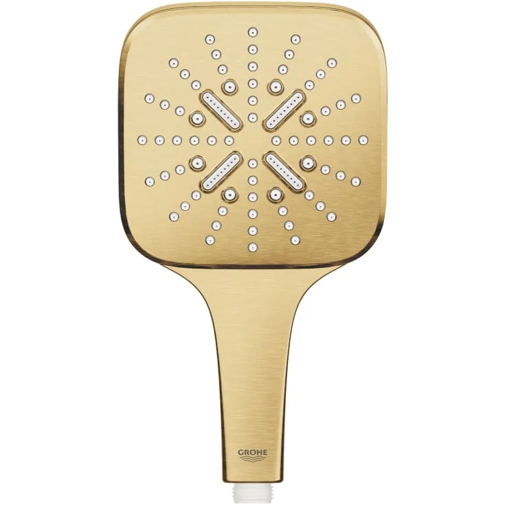 Grohe Rainshower SmartActive 130 Cube hånddusj, vannbesparende, messing | 26582GN0
