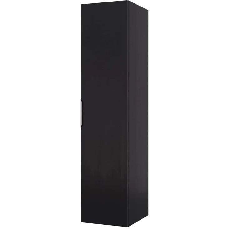 Linn Bad Selma Høyskap, innredning 3, 40x45,7x174 cm, høyre, 1 dør, sort eik | 163604H