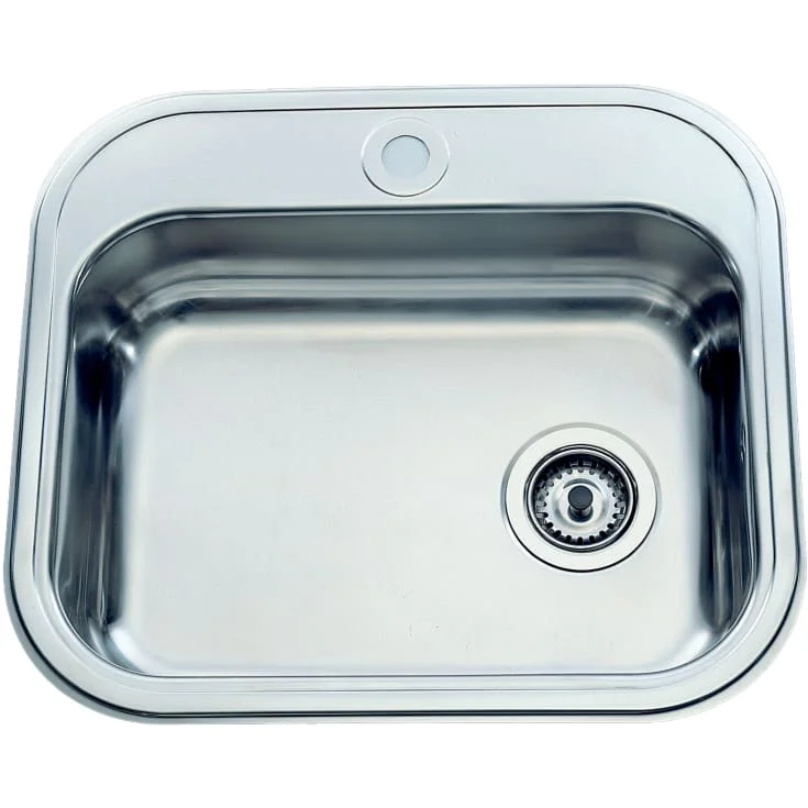 Intra BMK480B1 kjøkkenvask, 55x48 cm, rustfritt stål | BMK480B1-R02