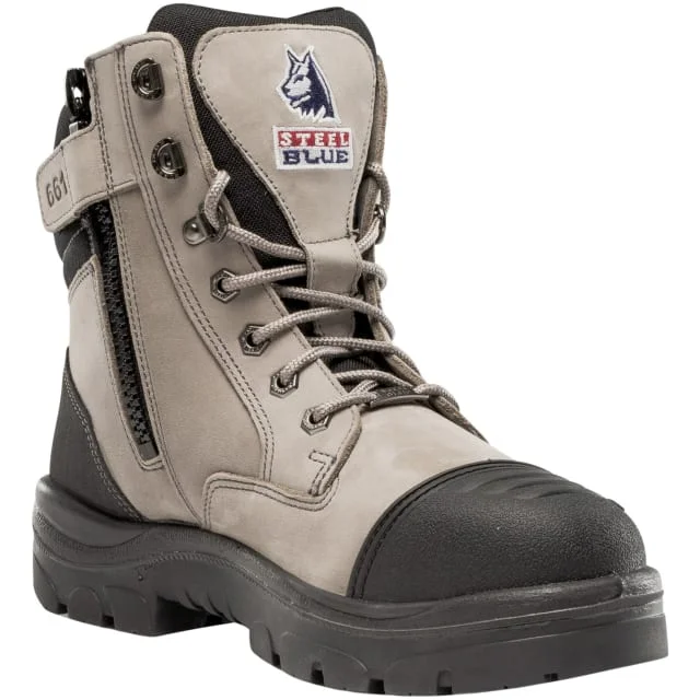 Steel Blue Southern Cross Zip vernestøvler S3, grå, str. 46 | 392661-SLATE_46