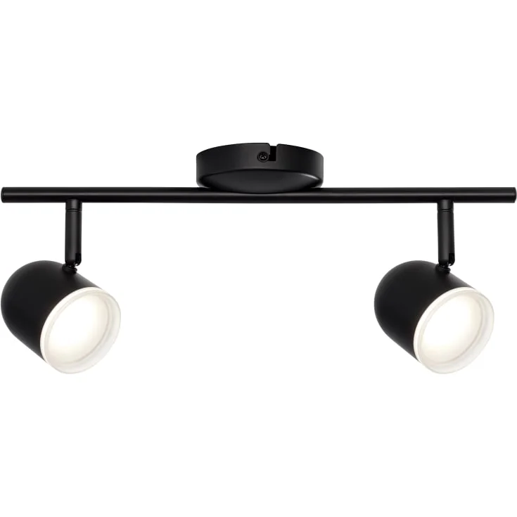 Nielsen Light Hall spotlampe, 2 spot, svart | 281925