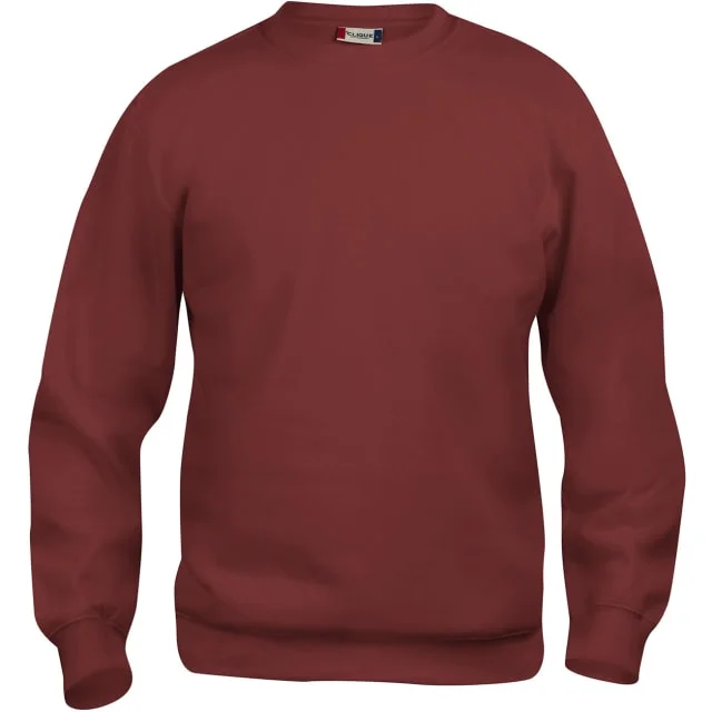 Clique Basic Roundneck collegegenser, bordeaux, str. 3XL | 021030-38_3XL Clique Basic Roundneck collegegenser, bordeaux, str. 3XL | 021030-38_3XL