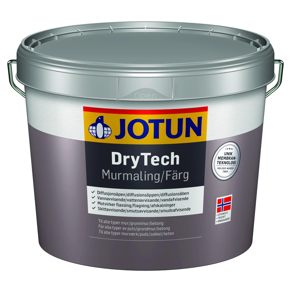 MURMALING LYSGRÅ BASE DRYTECH 2,7L v:4584364