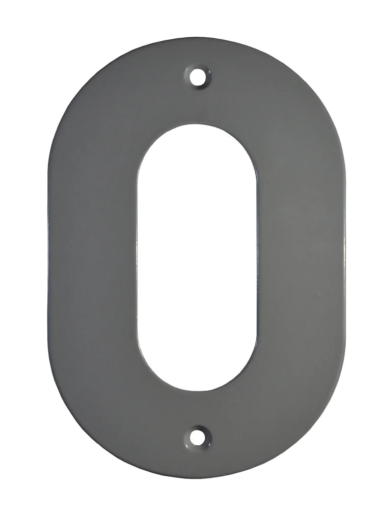 Husnummer grå 140mm 0 v:1484417