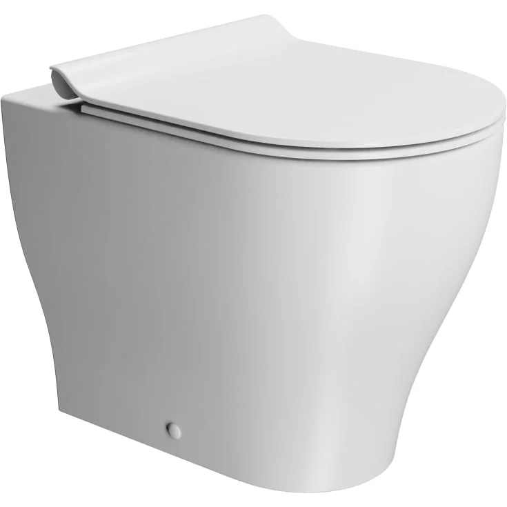 GSI Tono toalett, back-to-wall, uten spylekant, matt hvit | 641009