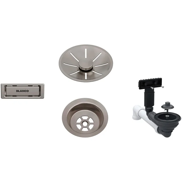 Blanco Flex InFino rørsett, for 1 kum, manuell, stål | 1861800 Blanco Flex InFino rørsett, for 1 kum, manuell, stål | 1861800