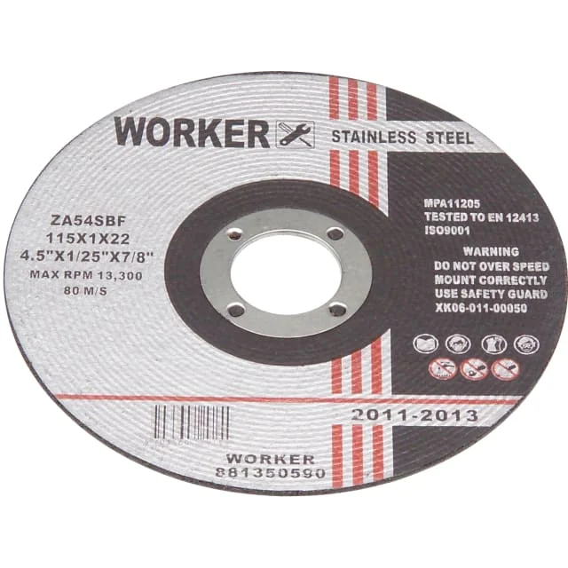 Worker Kappeskive Inox Ø115mm tykkelse 1,0mm - til rustfri stål | 3212-915
