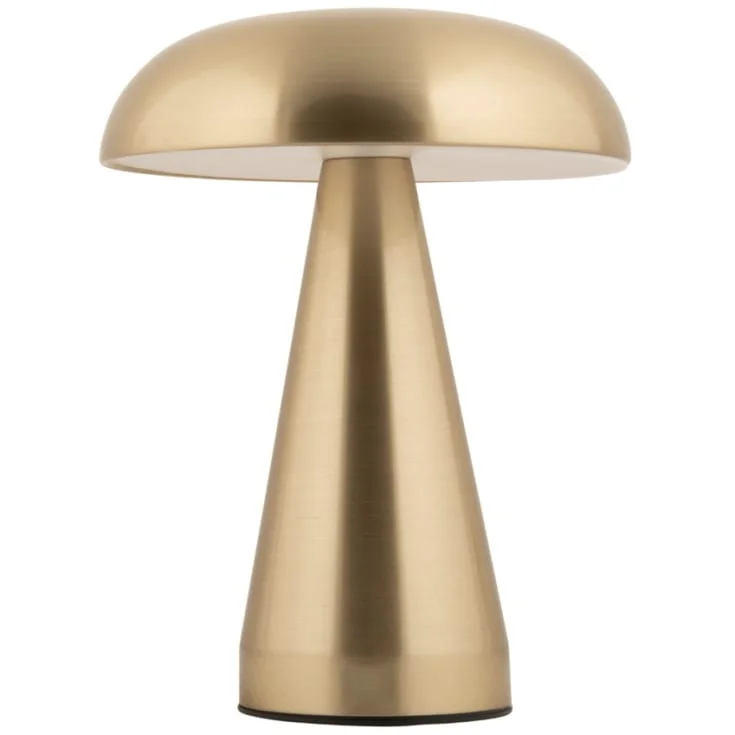 Leitmotiv Rachel oppladbar bordlampe, messing | LM2234GD