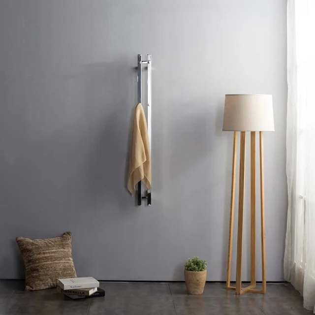 Bathlife List elektrisk håndkletørker, 10,8x120 cm, krom | 40733488