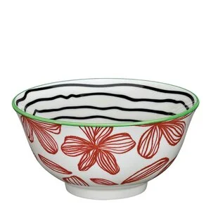 AMICI skål 85 cl 18 cm blomster v:5813823