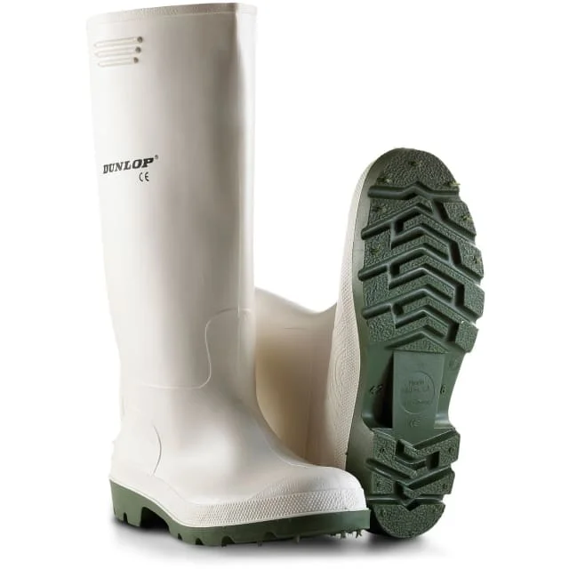 Dunlop Pricemastor gummistøvler, hvit, str. 48 | 380BV-1_48
