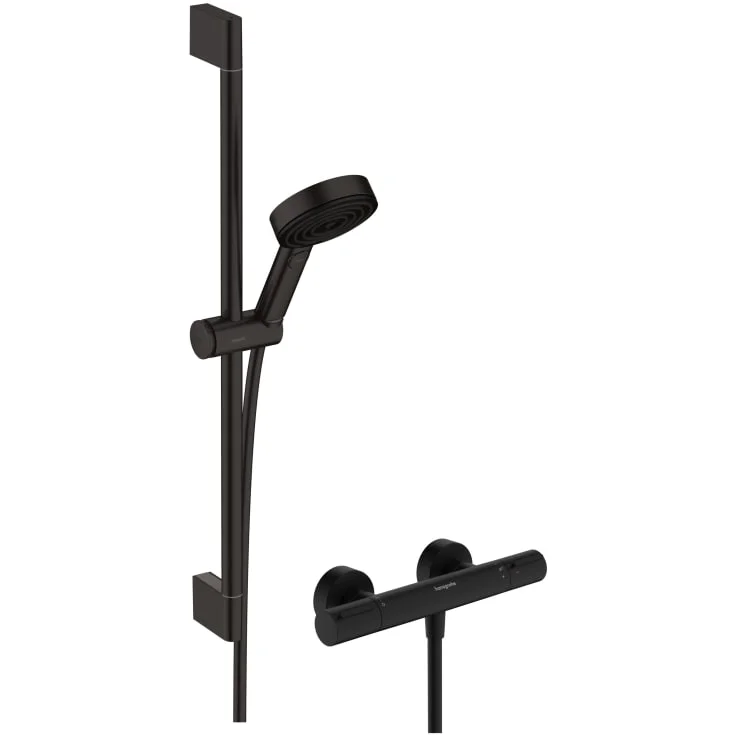 Hansgrohe Pulsify Select S dusjsett, vannbesparende, matt sort | 24272670