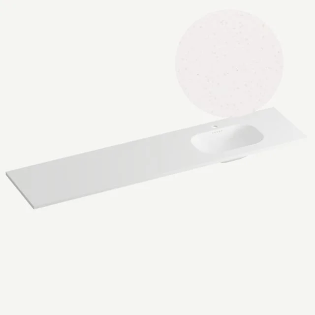 Korsbakken Nice møbelservant, høyre, 200,5x46,5 cm, terrazzo beige | 463211206