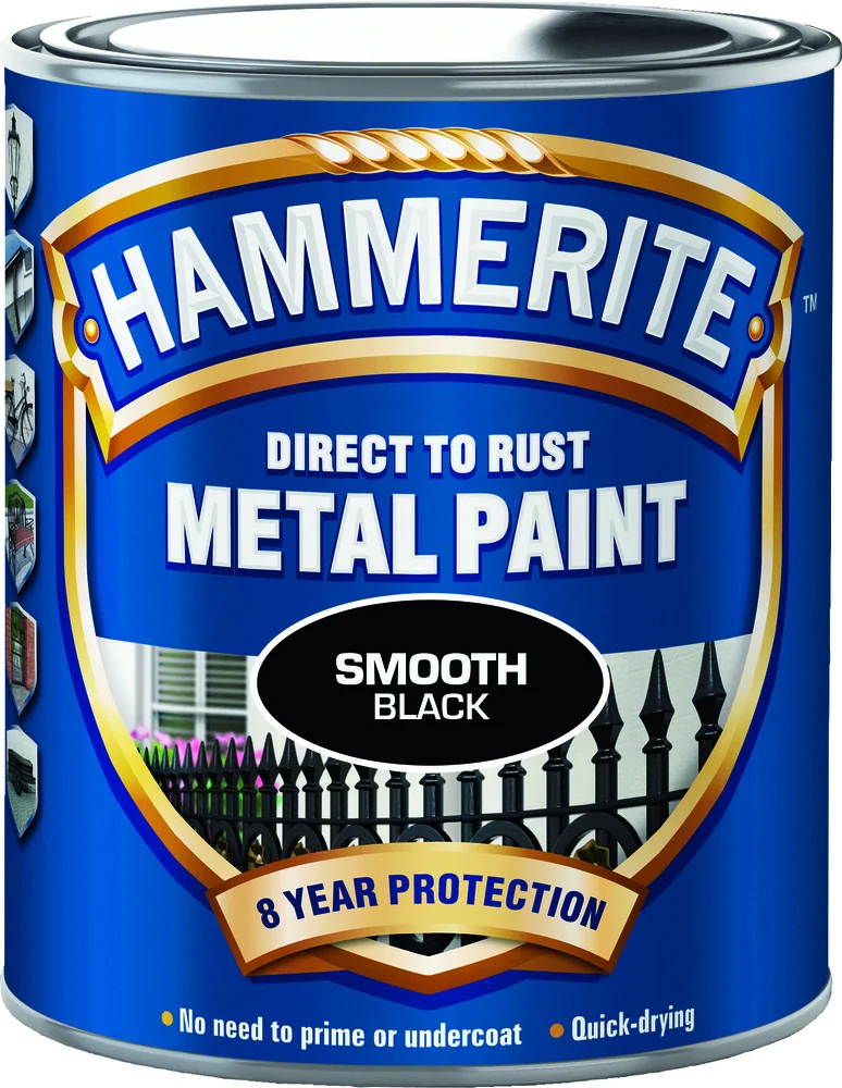 Metallmaling glatt sort 250ml v:4789217 Metallmaling glatt sort 250ml v:4789217