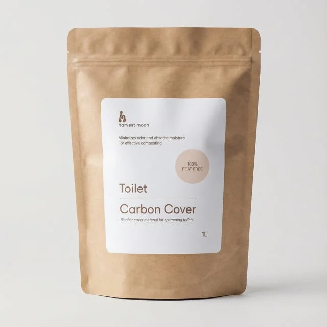 Harvest Moon Bio Carbon toalettstrø, torvfritt, luktreduserende, 1 liter, sort, 1 stk | HM5011