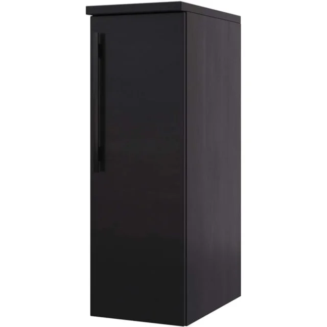 Linn Bad Ingrid Sideskap, 1 dør, 30x45,3x87,8 cm, vendbar, sort eik | 114603