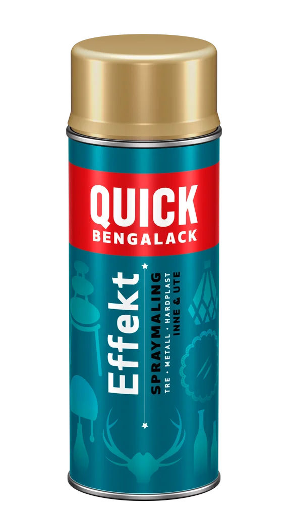 Quick b effektspray gull metal 400ml v:3404071