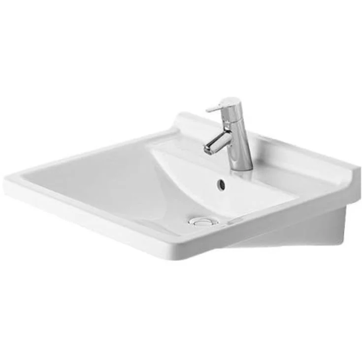 Duravit Starck 3 servant, 60x54,5 cm, med wondergliss, hvit | 03096000001