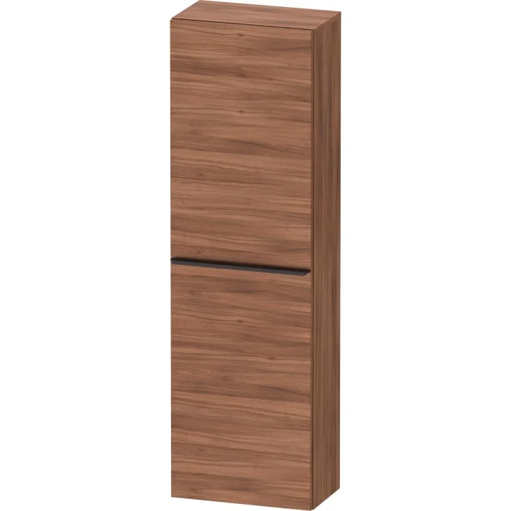 Duravit D-Neo høyskap, 40x132 cm, høyre, valnøtt/sort | DE1318RBD790000