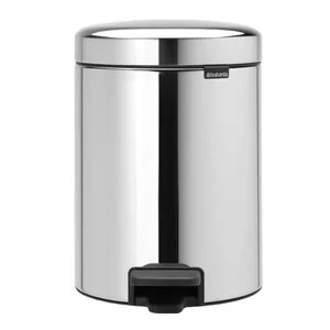 NewIcon pedalbøtte 5L blankt stål v:2527257 NewIcon pedalbøtte 5L blankt stål v:2527257