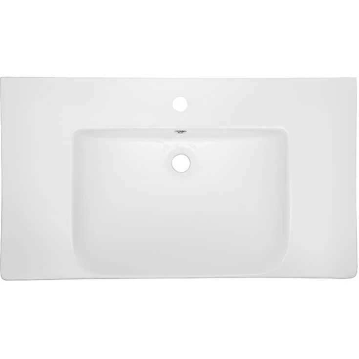 Noro Neo møbelservant, med overløp, 81x46 cm, Hvit | 320221