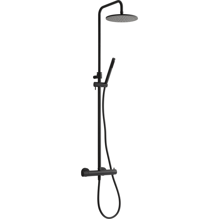 Lavabo Argo dusjsett, matt sort | 53042