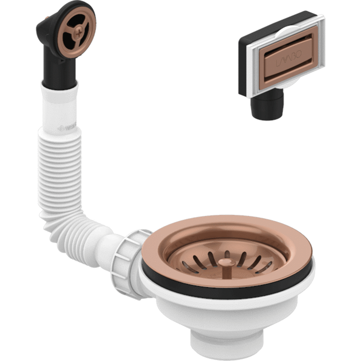 Lavabo universalt avløpssett, kobber | 15541 Lavabo universalt avløpssett, kobber | 15541