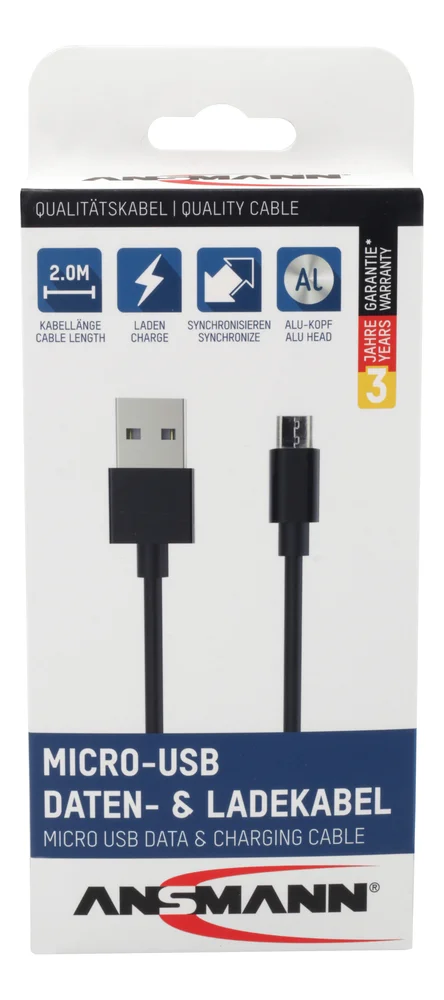 Ladekabel Micro-USB 2m v:4262315