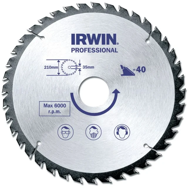 Irwin sirkelsagblad, Ø190/30 mm, 40 td. | 1897200 Irwin sirkelsagblad, Ø190/30 mm, 40 td. | 1897200