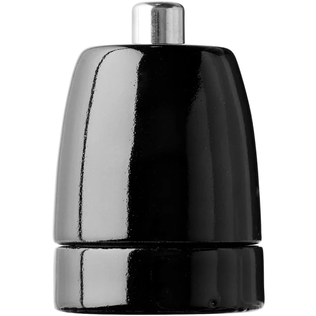 Nielsen Light P7 porselensfatning, E27, svart | 981023 Nielsen Light P7 porselensfatning, E27, svart | 981023