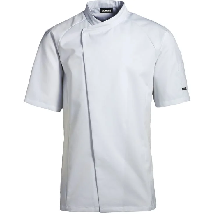Kentaur kokkejakke med korte ermer, hvit, str. 6XL | 23500-4100-101_6XL